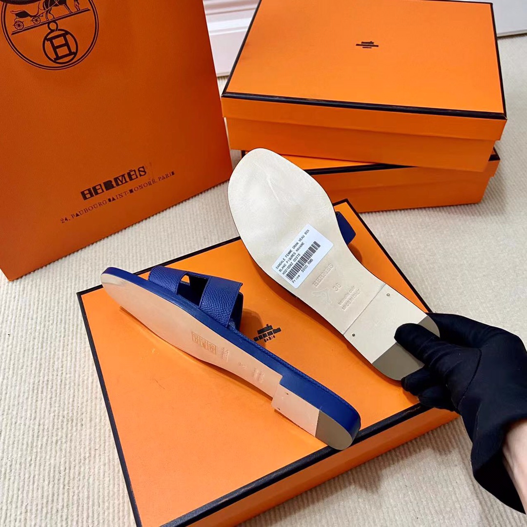 에르메스 올수공 오란 슬리퍼 샌들 앱송 72